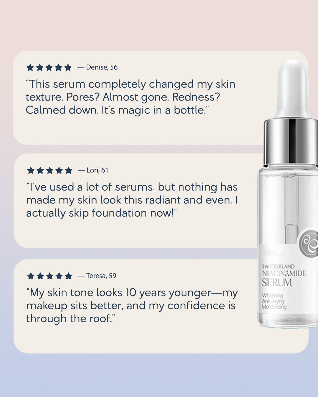 6 x Swiss Niacinamide Serum