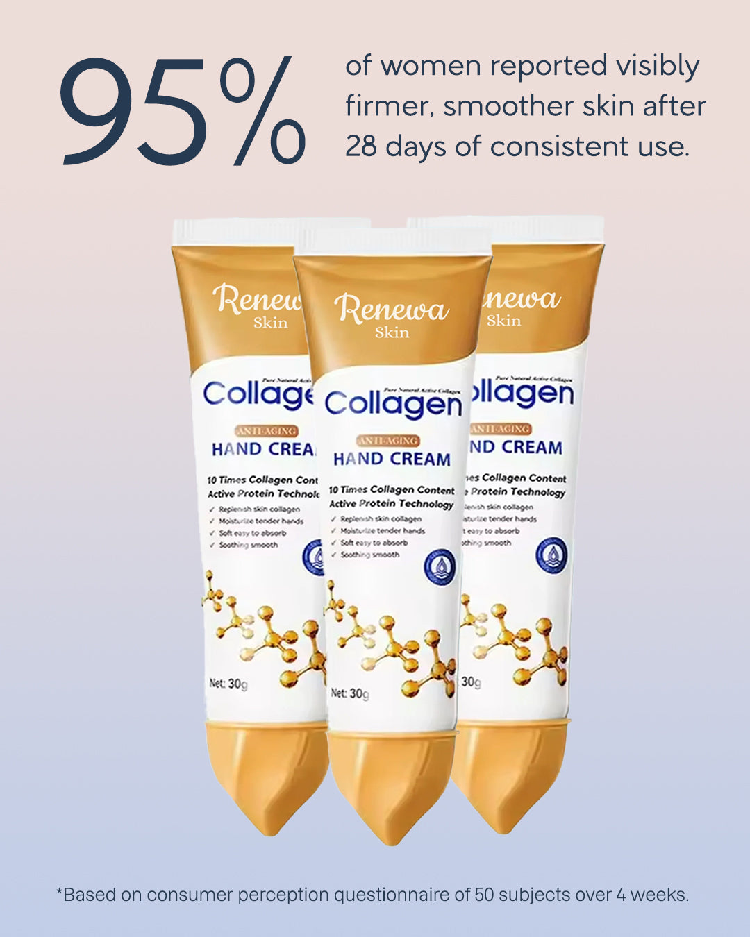 3 x Golden Collagen Cream