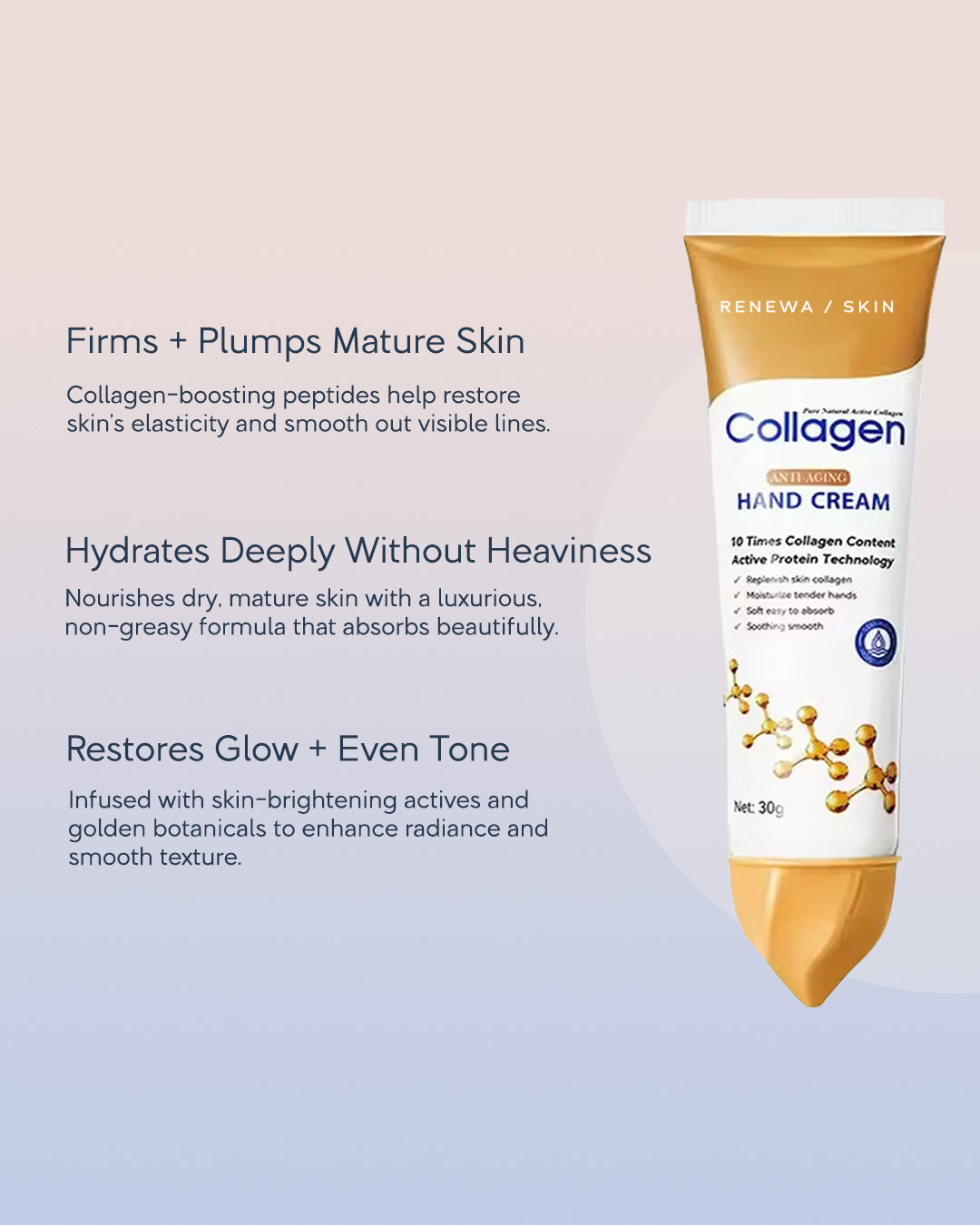 3 x Golden Collagen Cream
