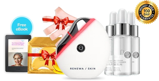 Renewa Gua Sha + 3 Swiss Niacinamide Serum