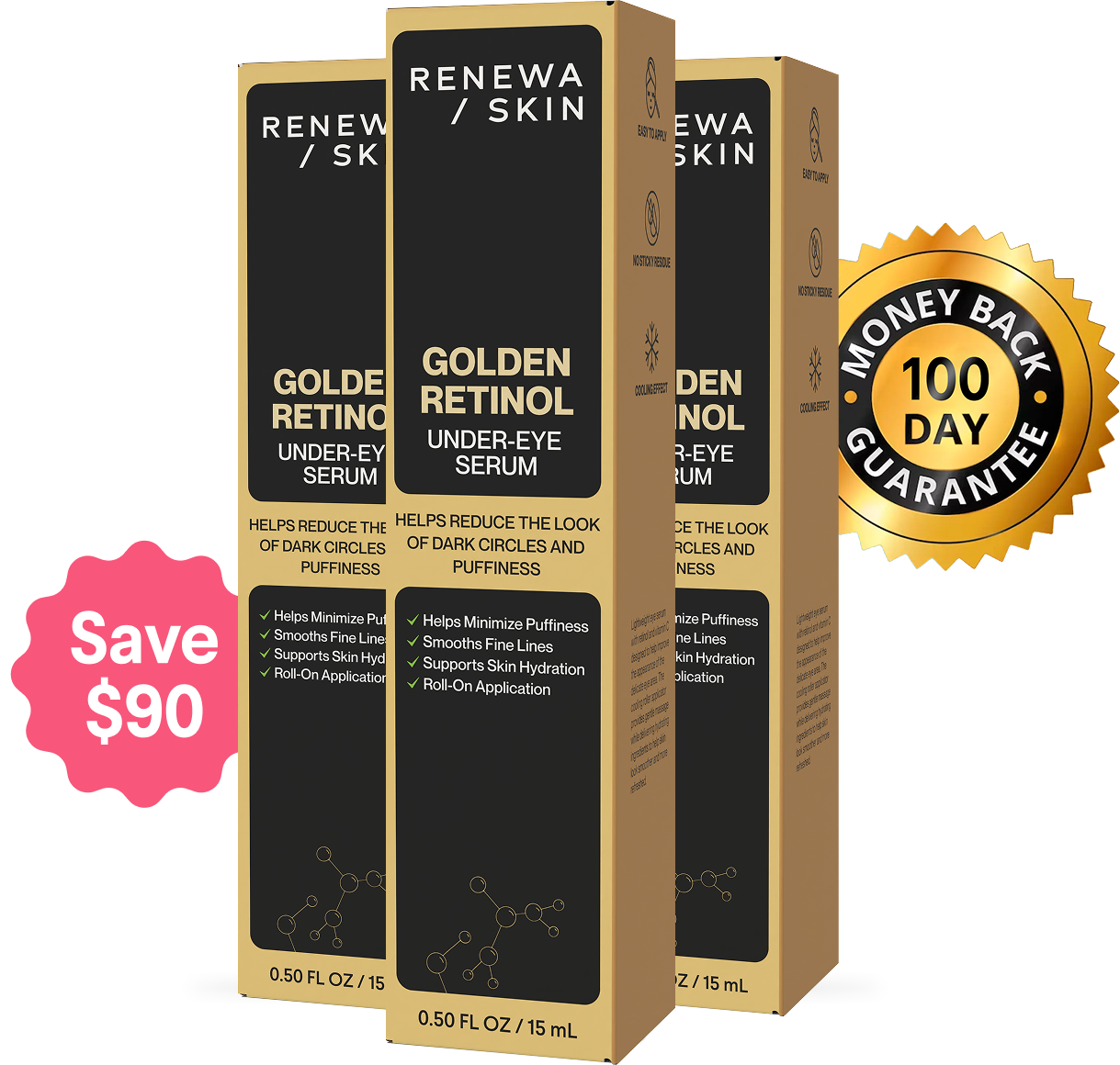 3x Golden Retinol Eye Serum