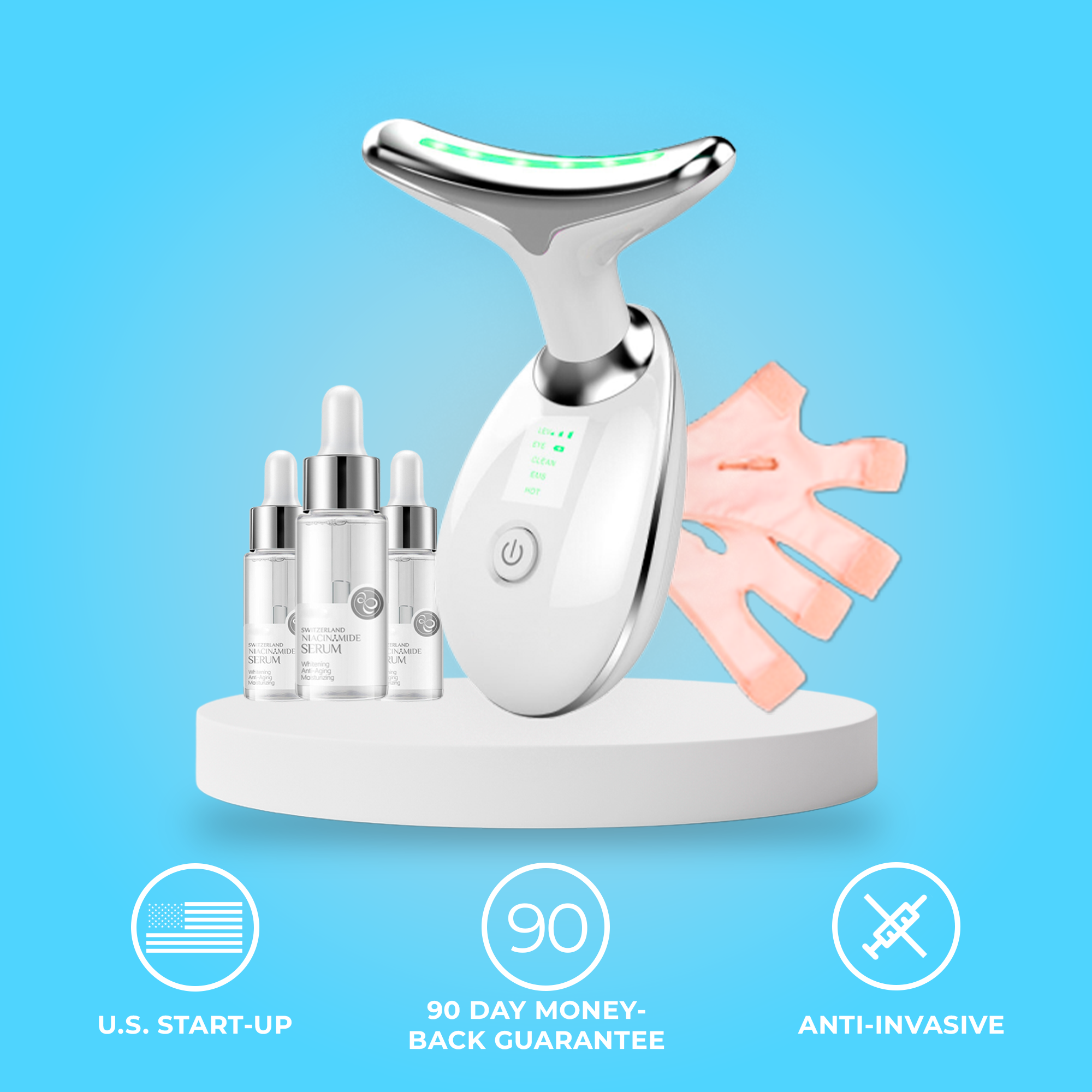 RenewaLift™ Non-Invasive Skin Tightening MicroCurrent & LED Device